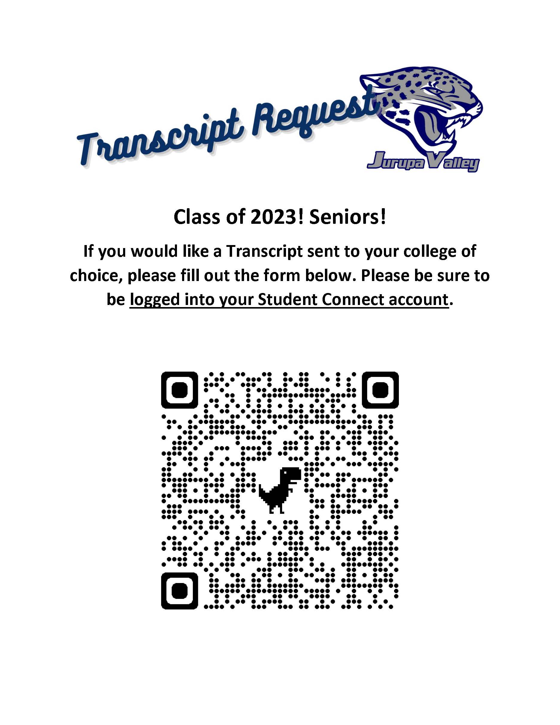 Transcript Request